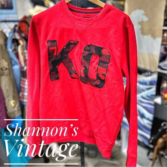 Michael Kors X tech Camo KORS Sz Large Sweatshirt A21 - Picture 1 of 6